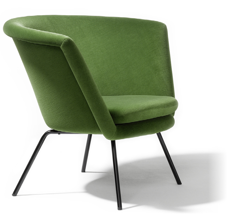 Richard Lampert H57 Sessel Herbert Hirche Interbau Stoff