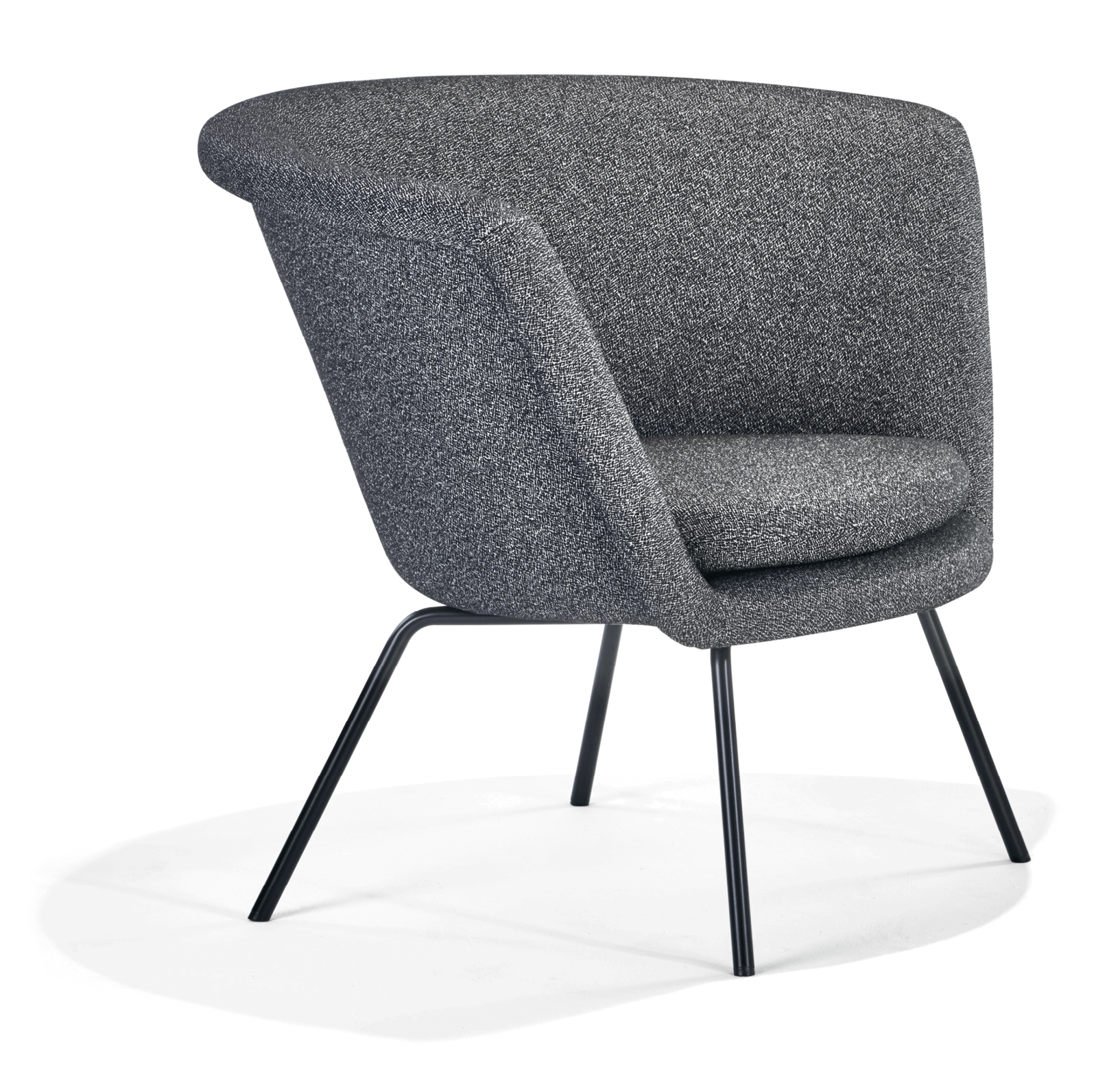 Richard Lampert H57 Sessel Herbert Hirche Interbau Stoff