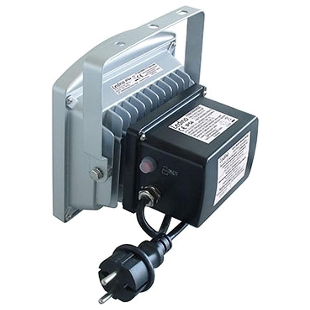 Ledino Benrath LED-Notlichtstrahler 10W 6500K silber