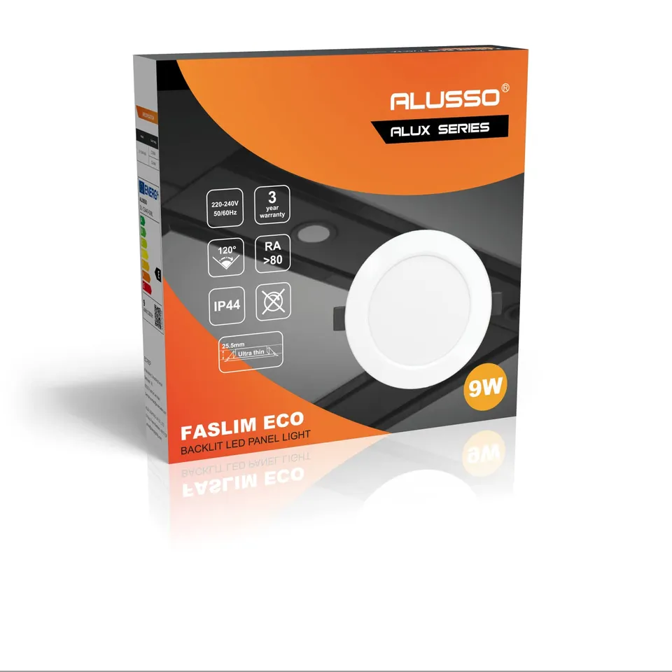 Alusso Recessed Ceiling Light 9W Einbaustrahler warmweiß IP44