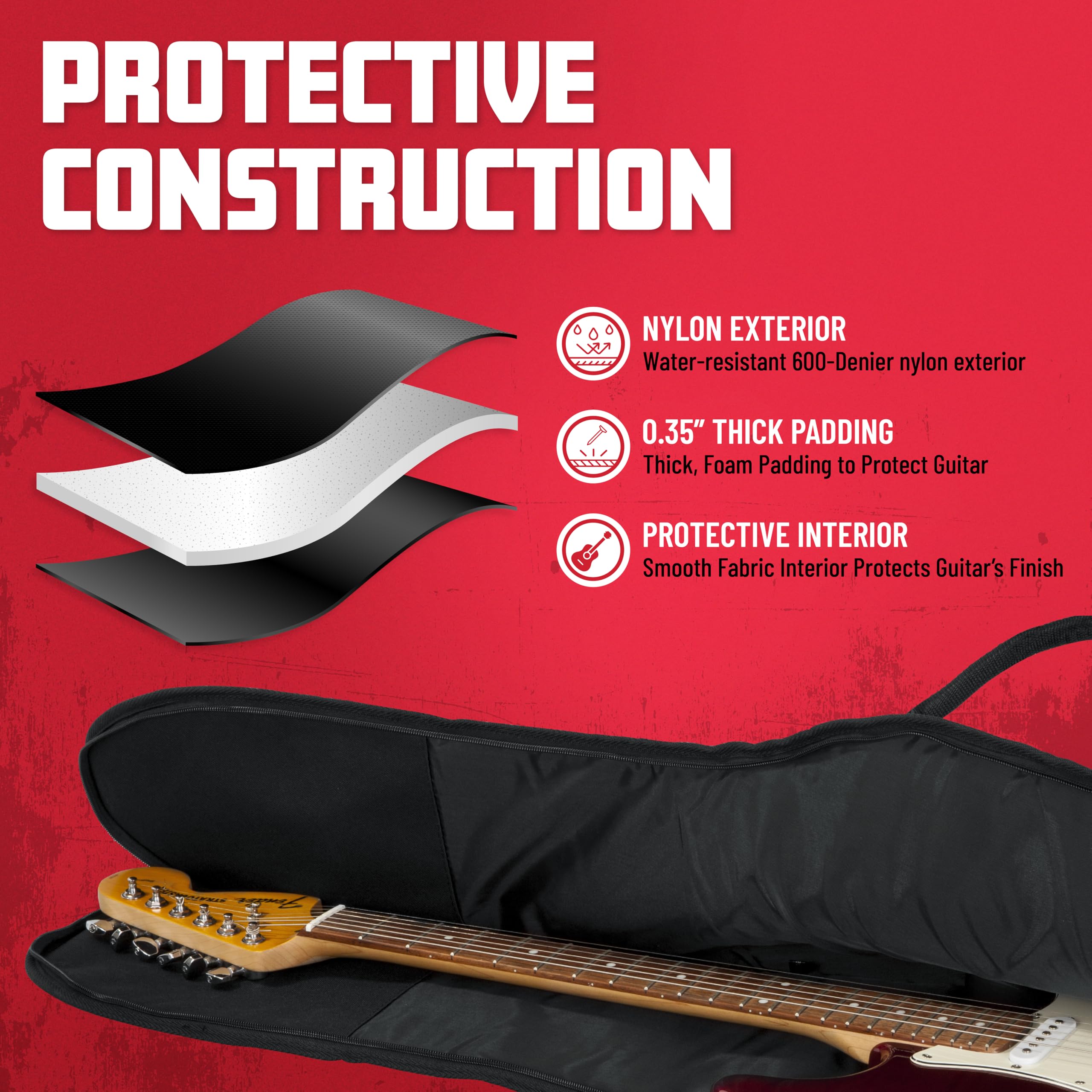 Gator Guitar GBE-MINI-ELEC Gigbag Mini E-Gitarre schwarz