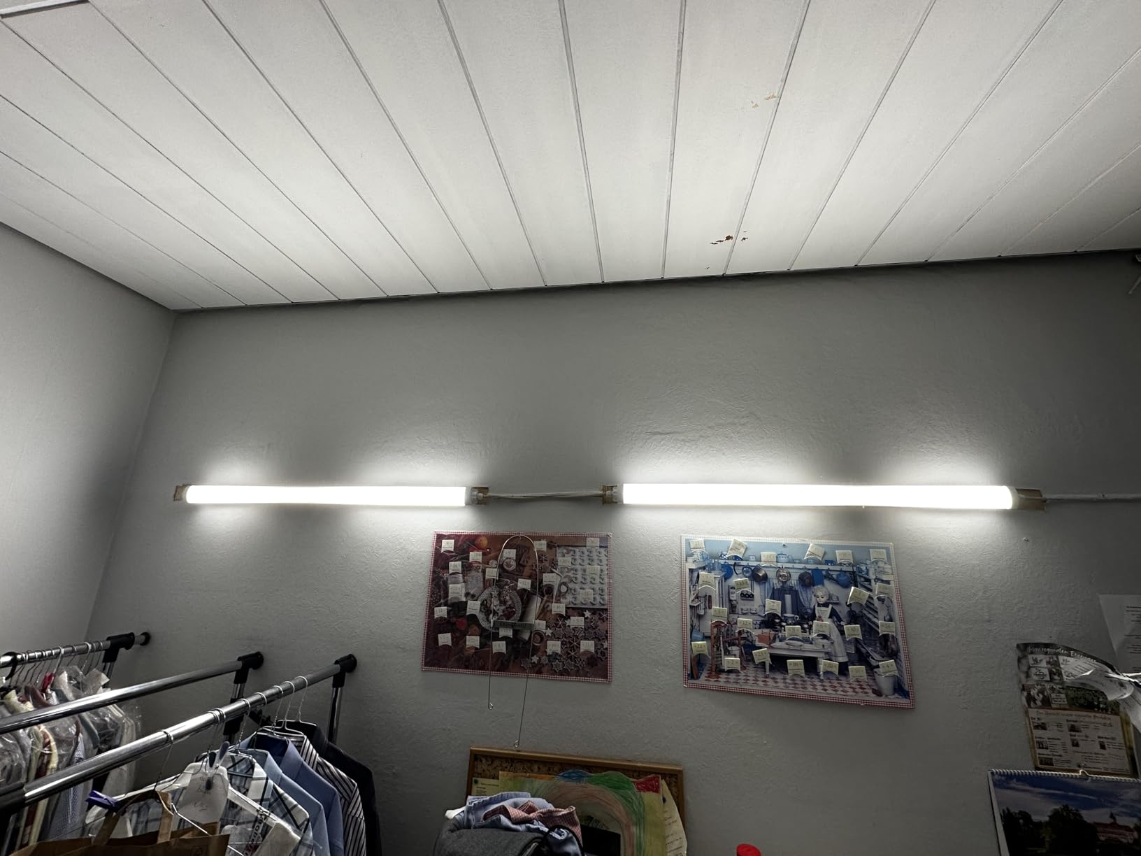 Alusso Feuchtraumleuchte LED 120cm 4000K IP65 2 Stück