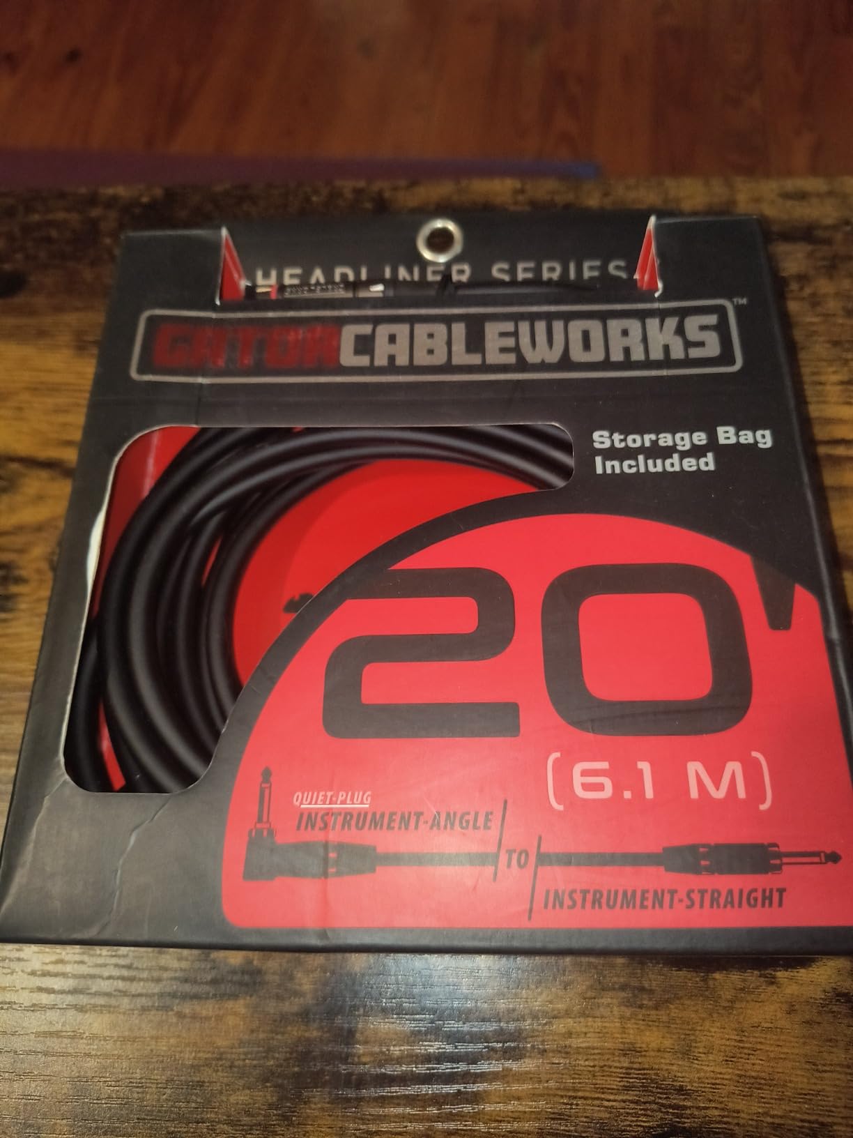 Gator Cableworks GCWH-INS-20QT Instrumentenkabel 6m