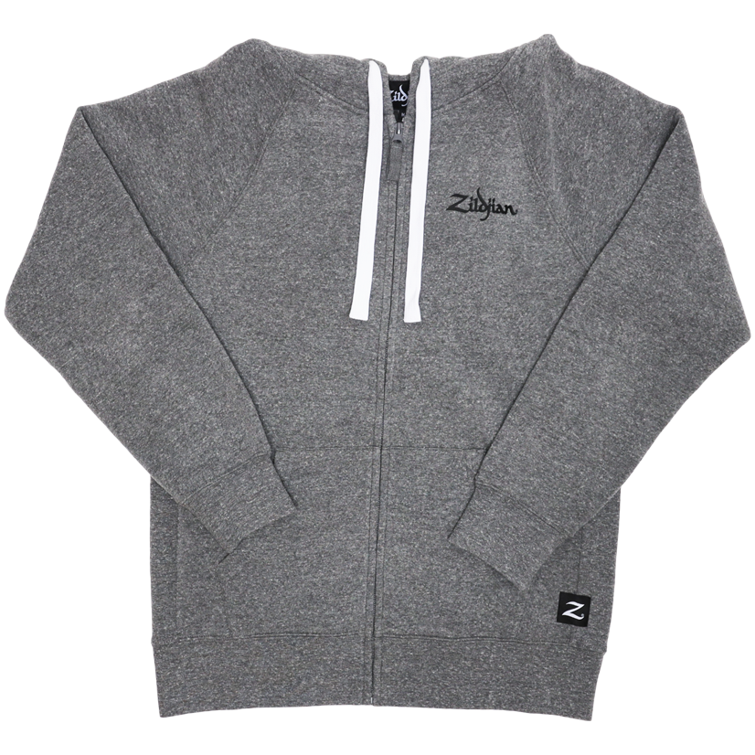 Zildjian Apparel Gray Zip Hoodie Kapuzenjacke grau Logo