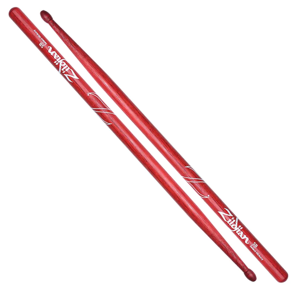 Zildjian 5B Red Drumsticks Hickory rot Teardrop