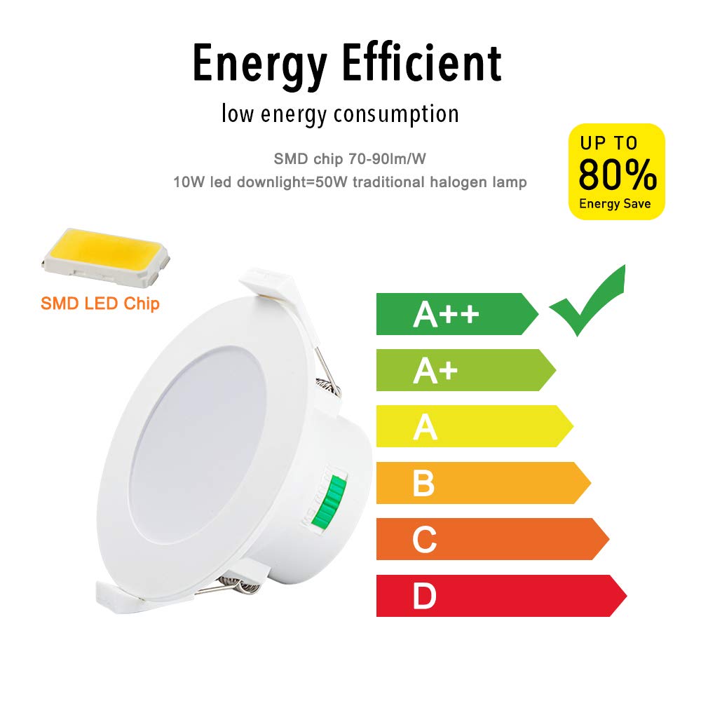 Alusso LED Einbaustrahler 10W dimmbar Weiß CCT