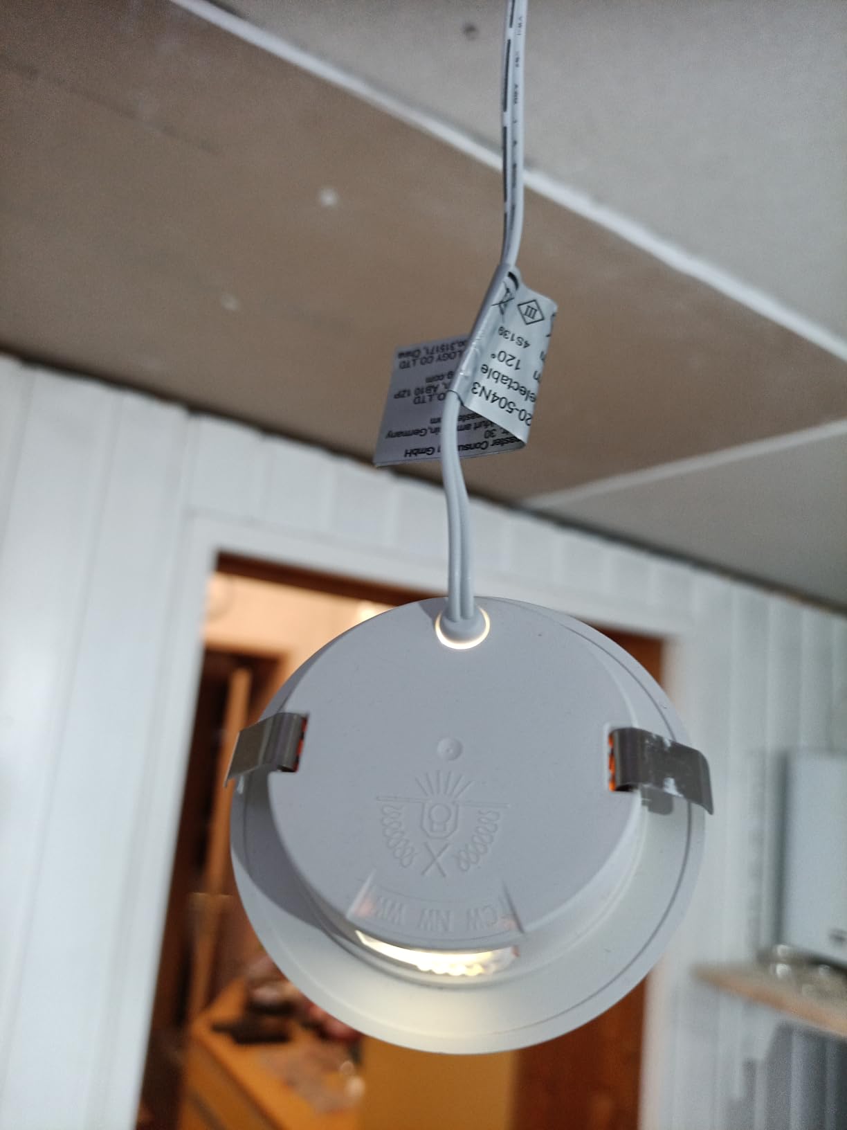 Alusso LED Einbaustrahler 12V Nickel 3er Set 4W 3-Farben