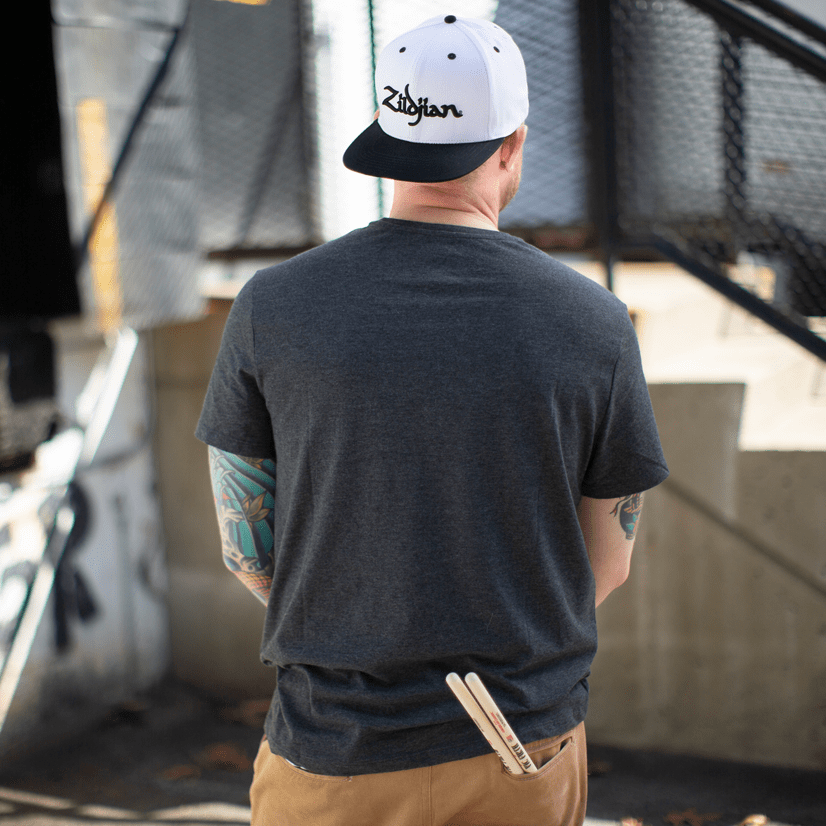 Zildjian 6-Panel Snapback Cap weiß Acryl Einheitsgröße