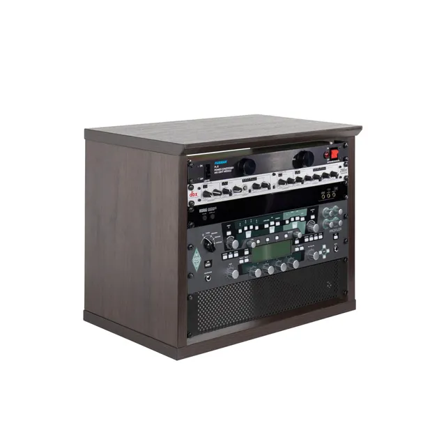 Gator Furniture GFW-ELITERK-8U-BRN Desktop-Rack 8U Walnuss