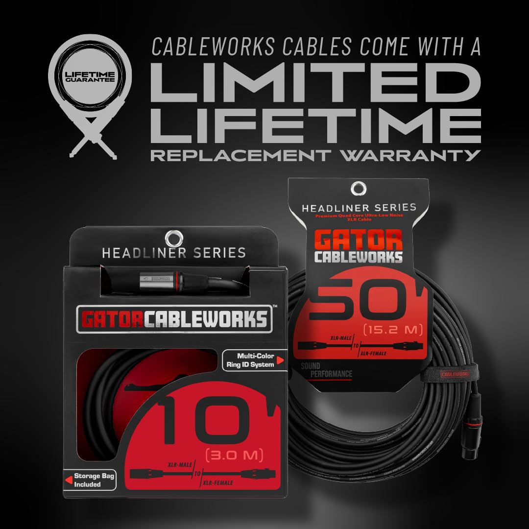 Gator Cables GCWH-XLR-75 Mikrofonkabel 22,8m XLR robust