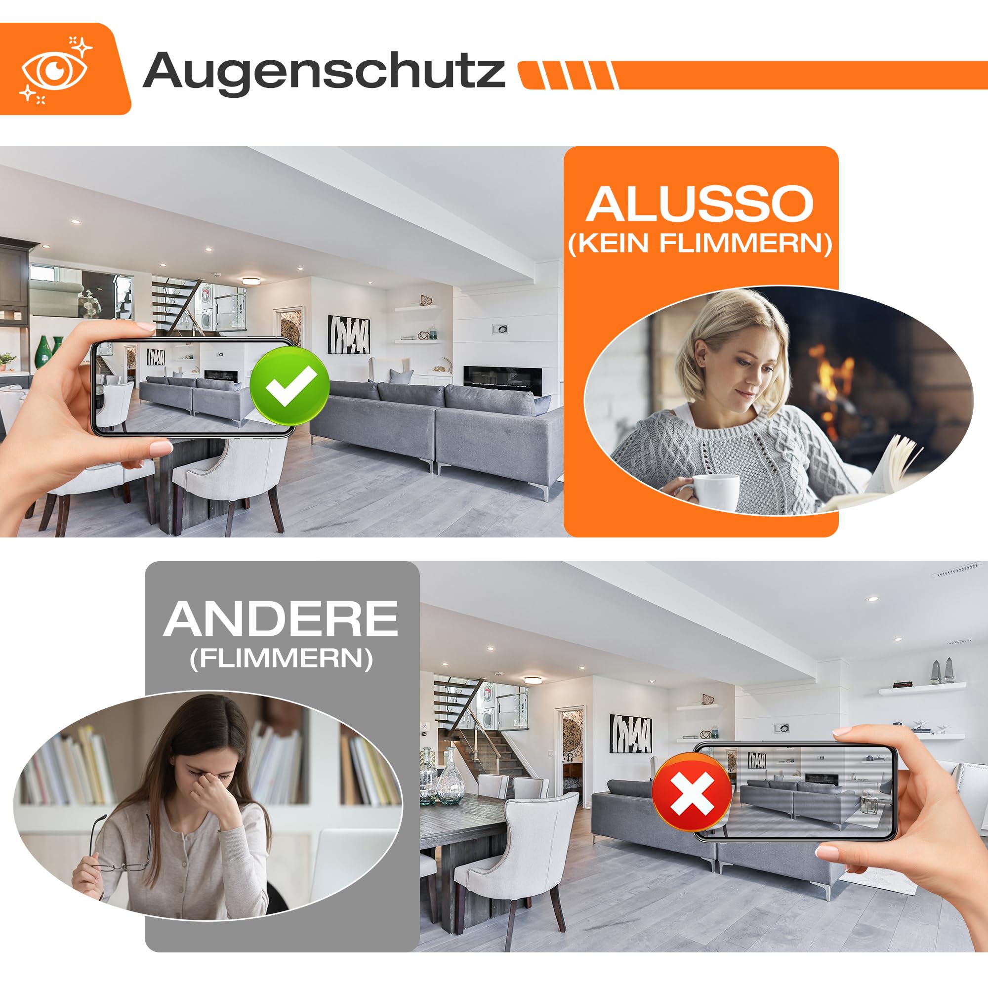 Alusso Bulb GU10 LED Lampe 7W kaltweiss 6000K 10 Stück
