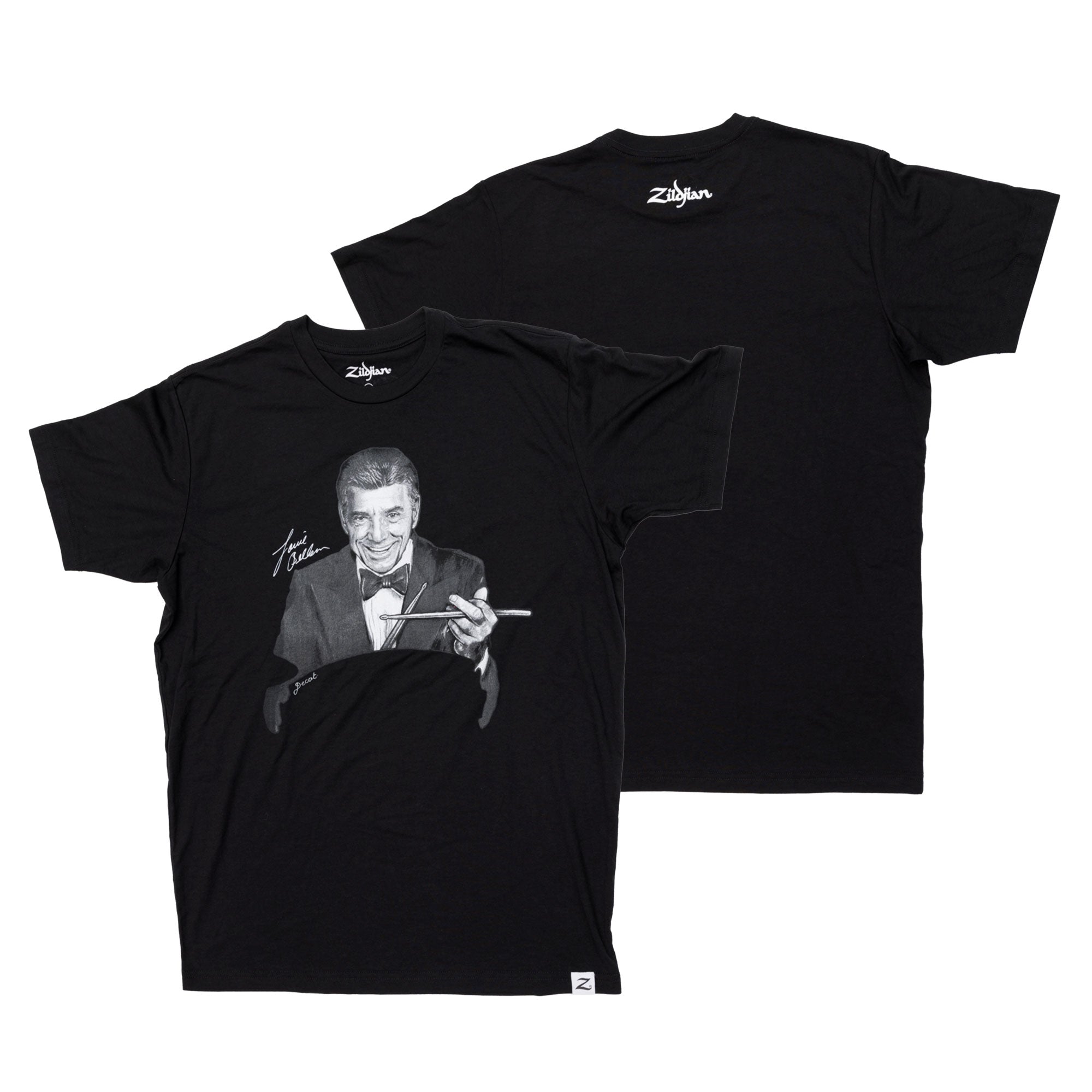 Zildjian Legends Louie Bellson T-Shirt Schwarz Baumwolle