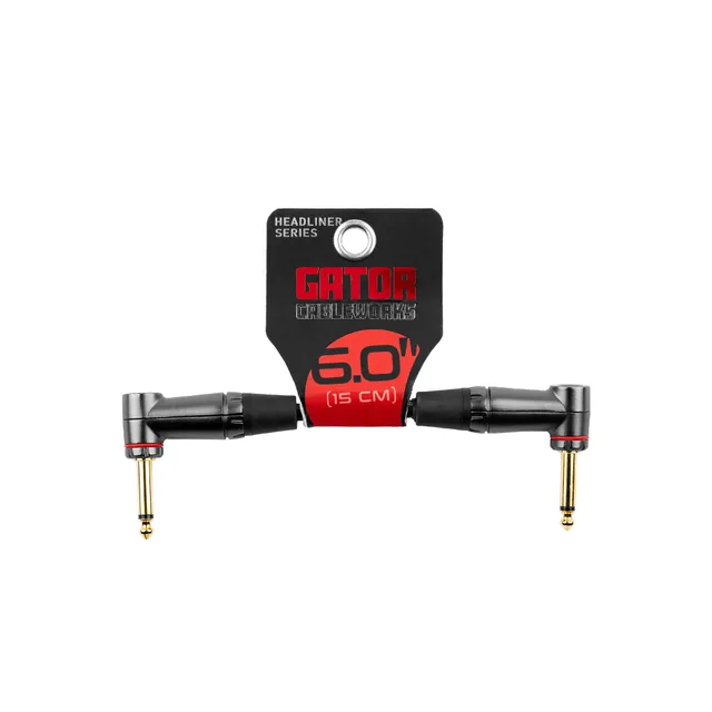 Gator Headliner GCWH-INS-6INRA Instrumentenkabel 15 cm gewinkelt