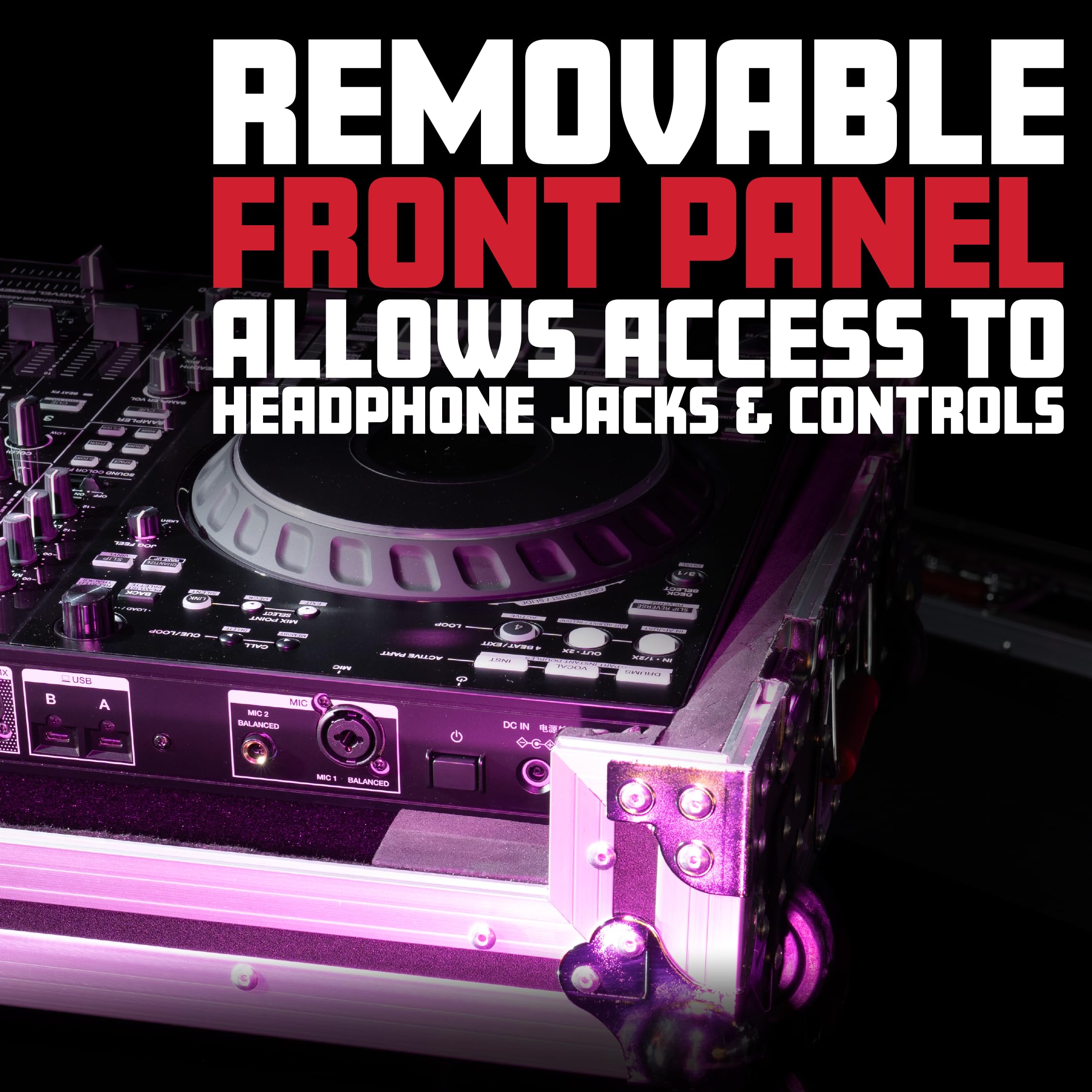 Gator GTOUR DJ-Controller Case DJ-REV7 mit Plattform Tour