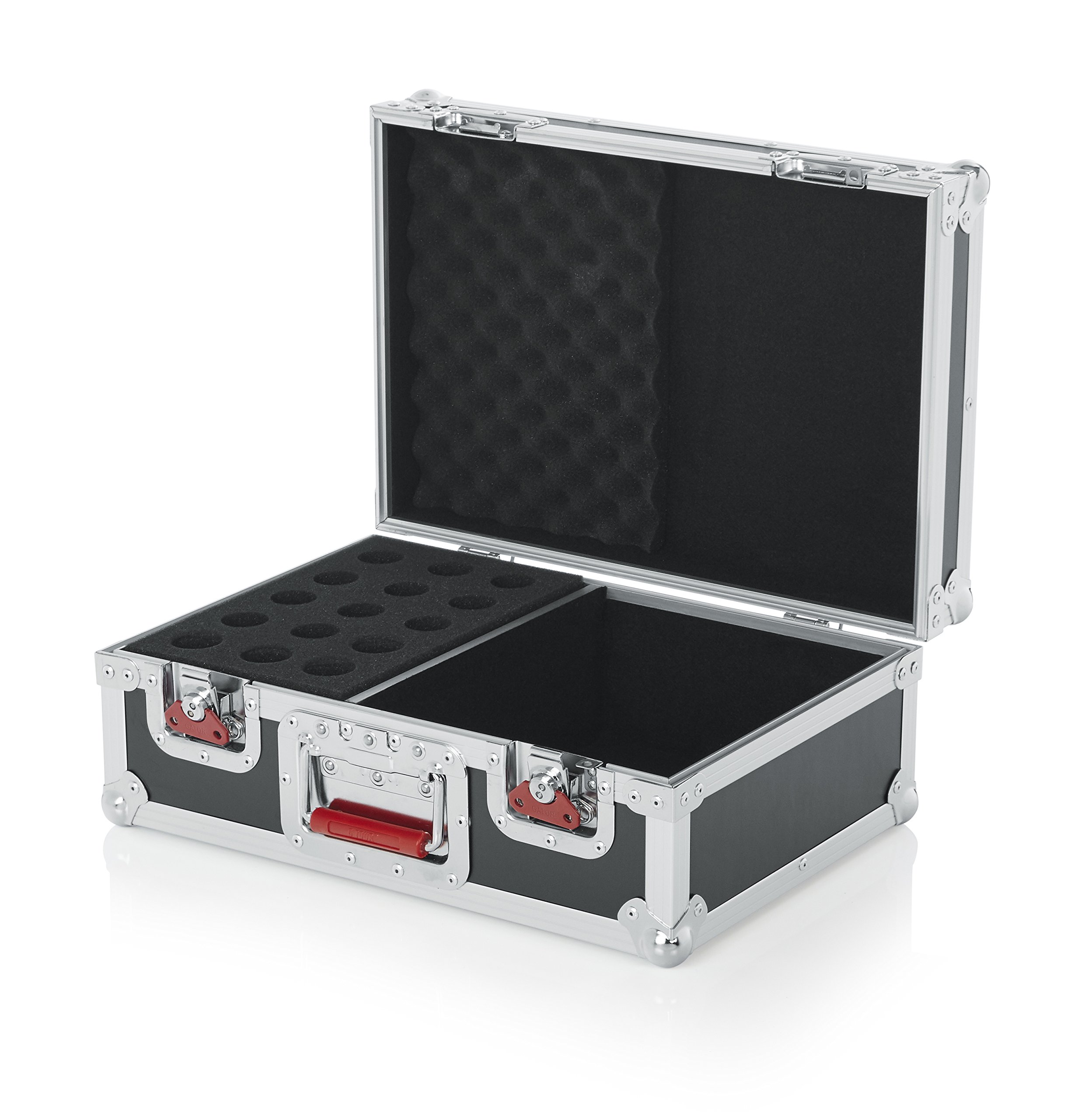 Gator G-TOUR M15 Mikrofonkoffer für 15 Mikrofone Schaumstoff