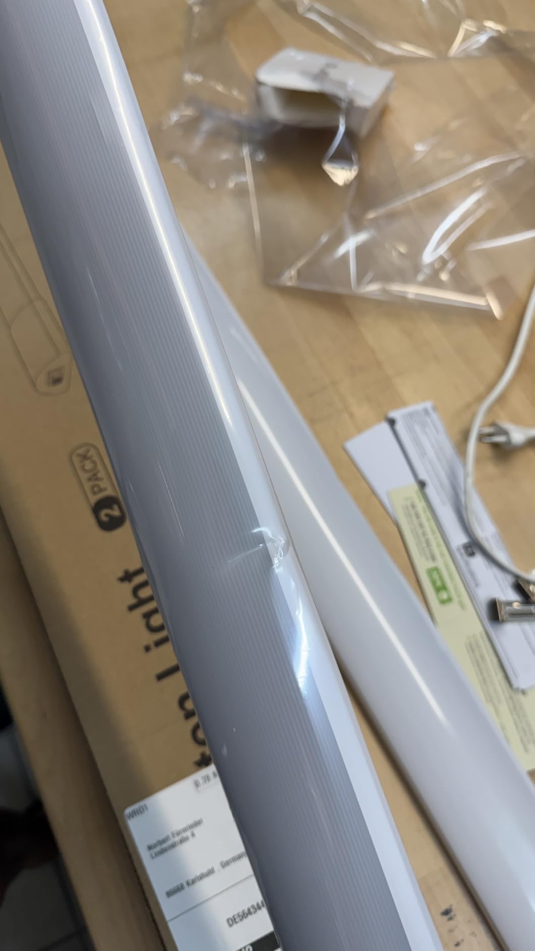 Alusso LED Röhre 117cm 40W 2er Set 3CCT IP20