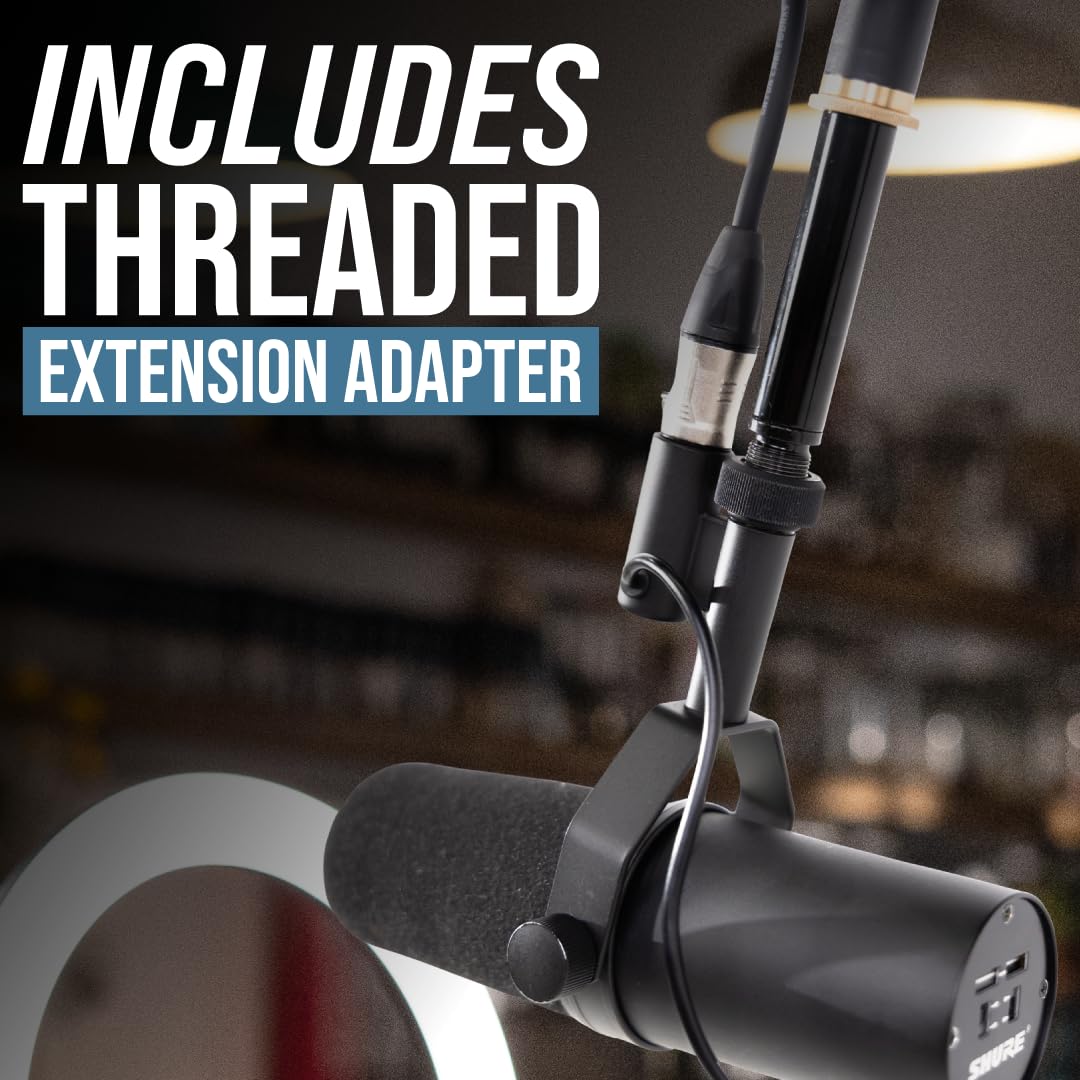 Shure by Gator Deluxe Mikrofonarm Podcast schwarz