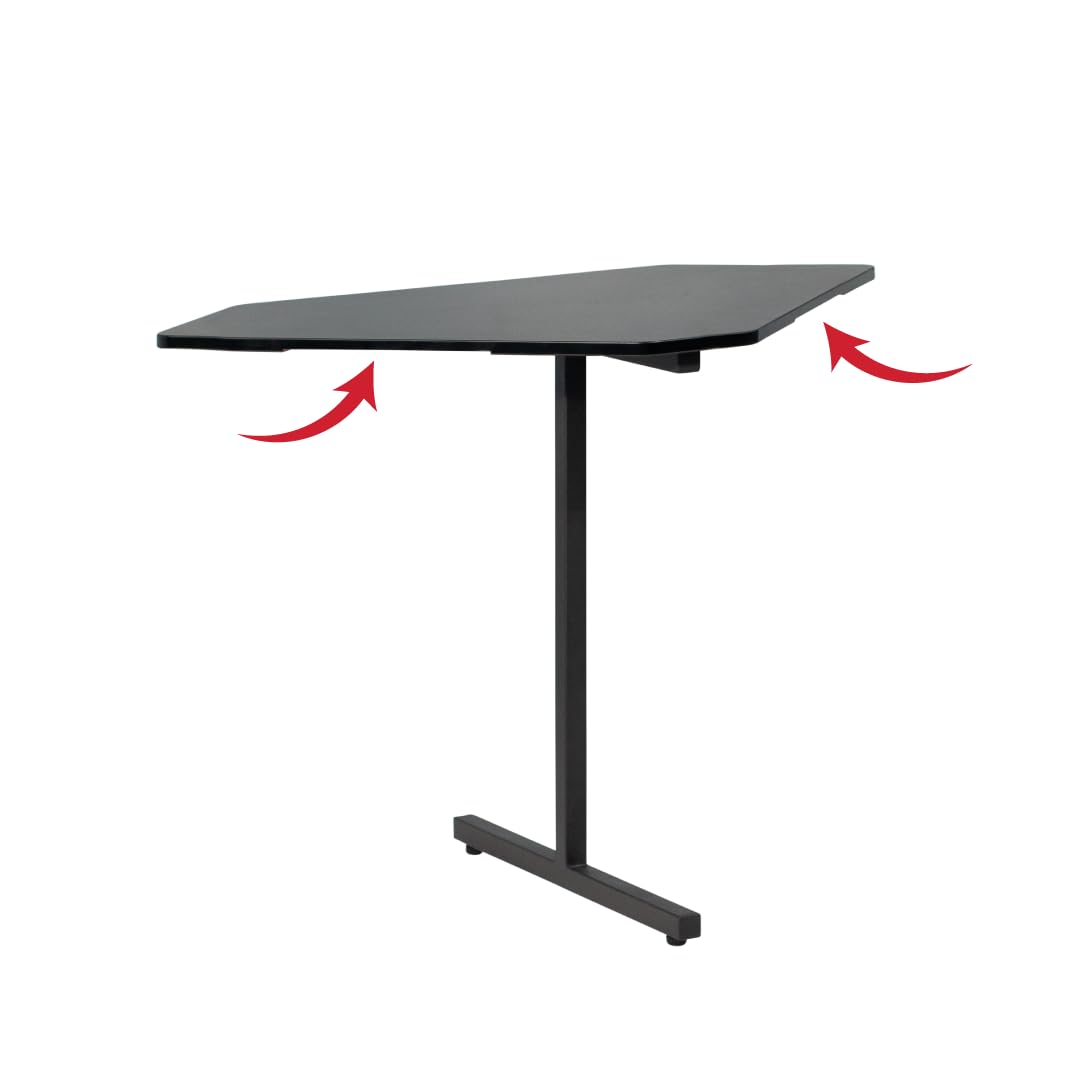 Gator Frameworks GFW-DESK-CRNR Eckschreibtisch Schwarz