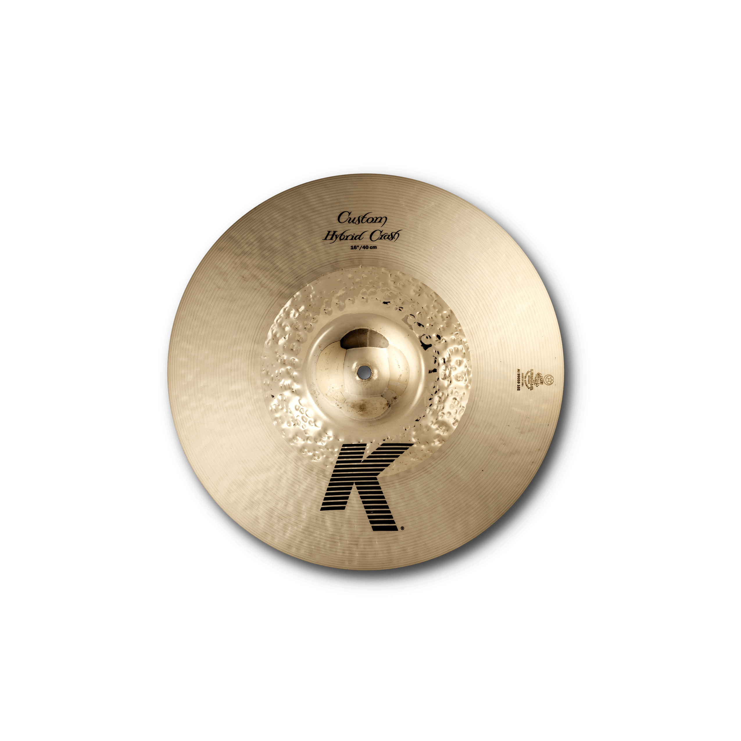 Zildjian K Custom Hybrid Crash Becken 17 Zoll dunkel brillant