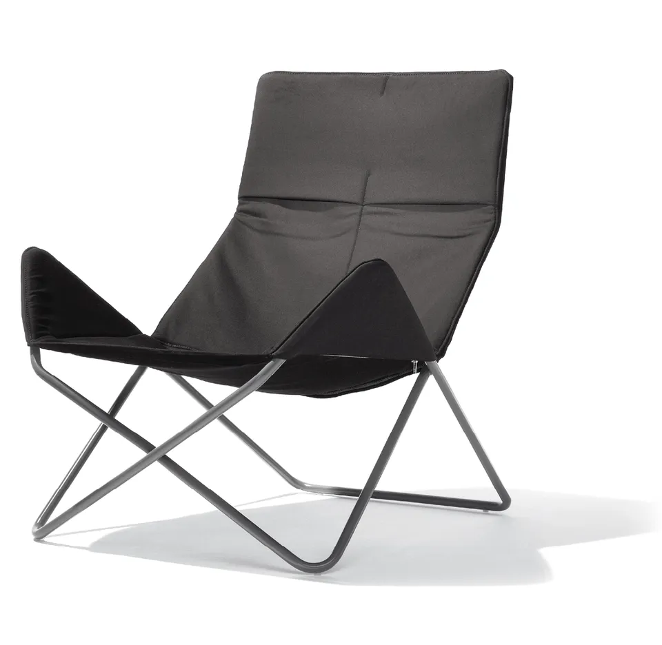 Richard Lampert In-Out Mini Stuhl basaltgrau schwarz Indoor