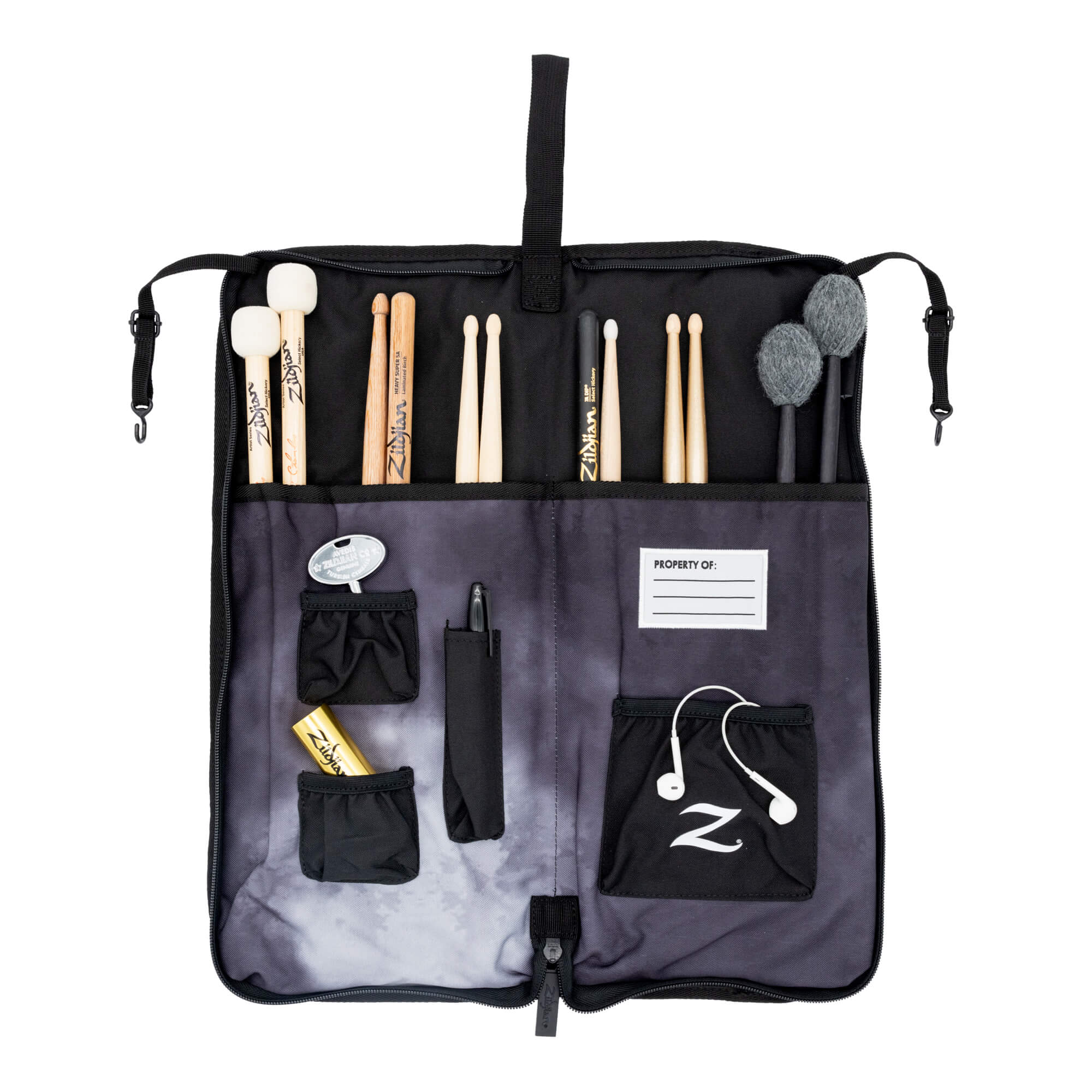 Zildjian Student Stick Bag Black Raincloud Nylon