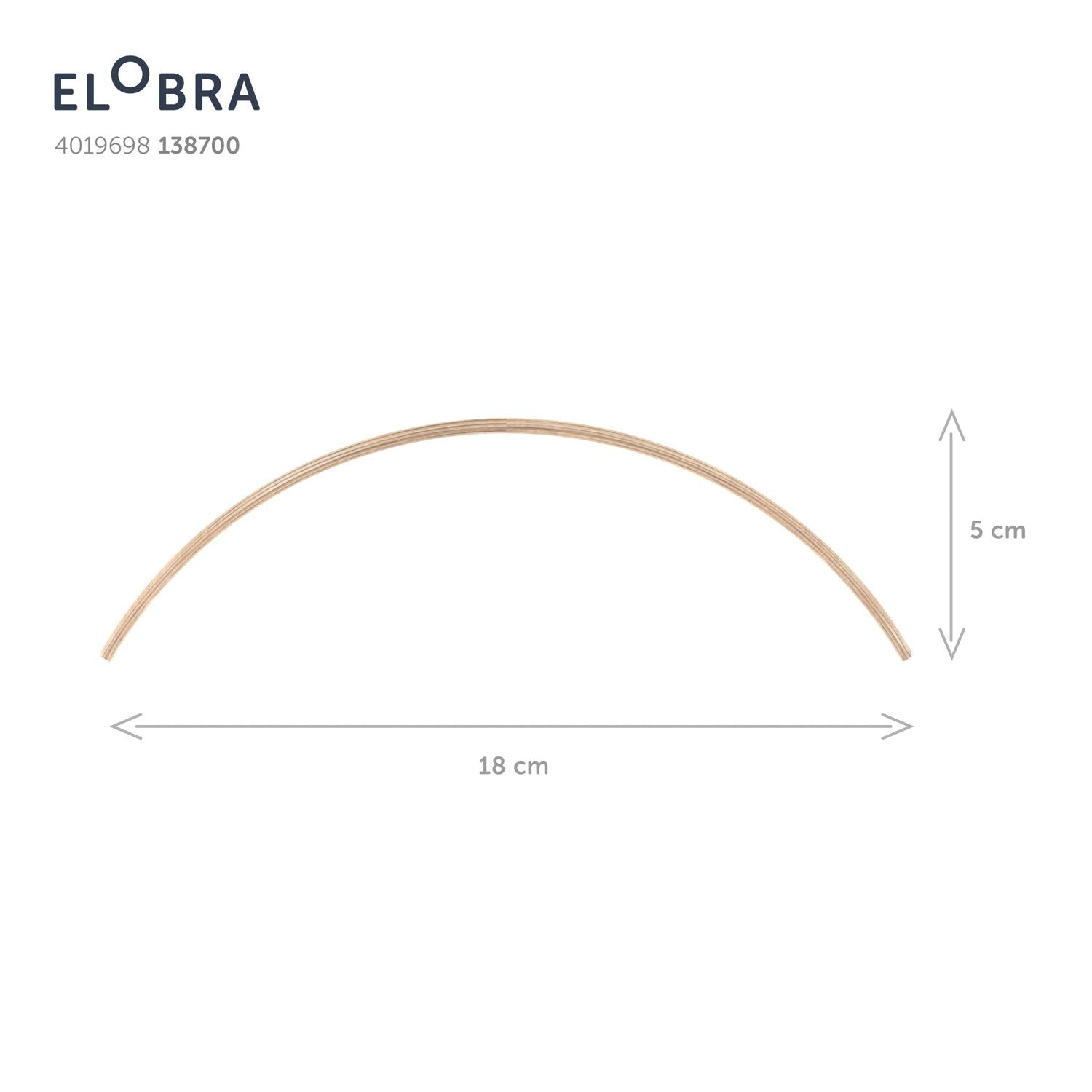 Elobra Living Colombia XL Pendelleuchte Eiche dimmbar