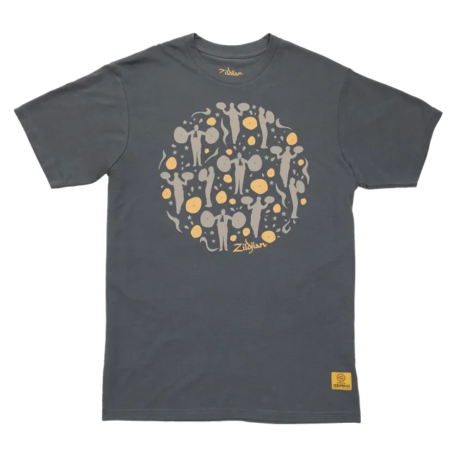 Zildjian 400th Anniversary Classical T-Shirt Baumwolle schwarz