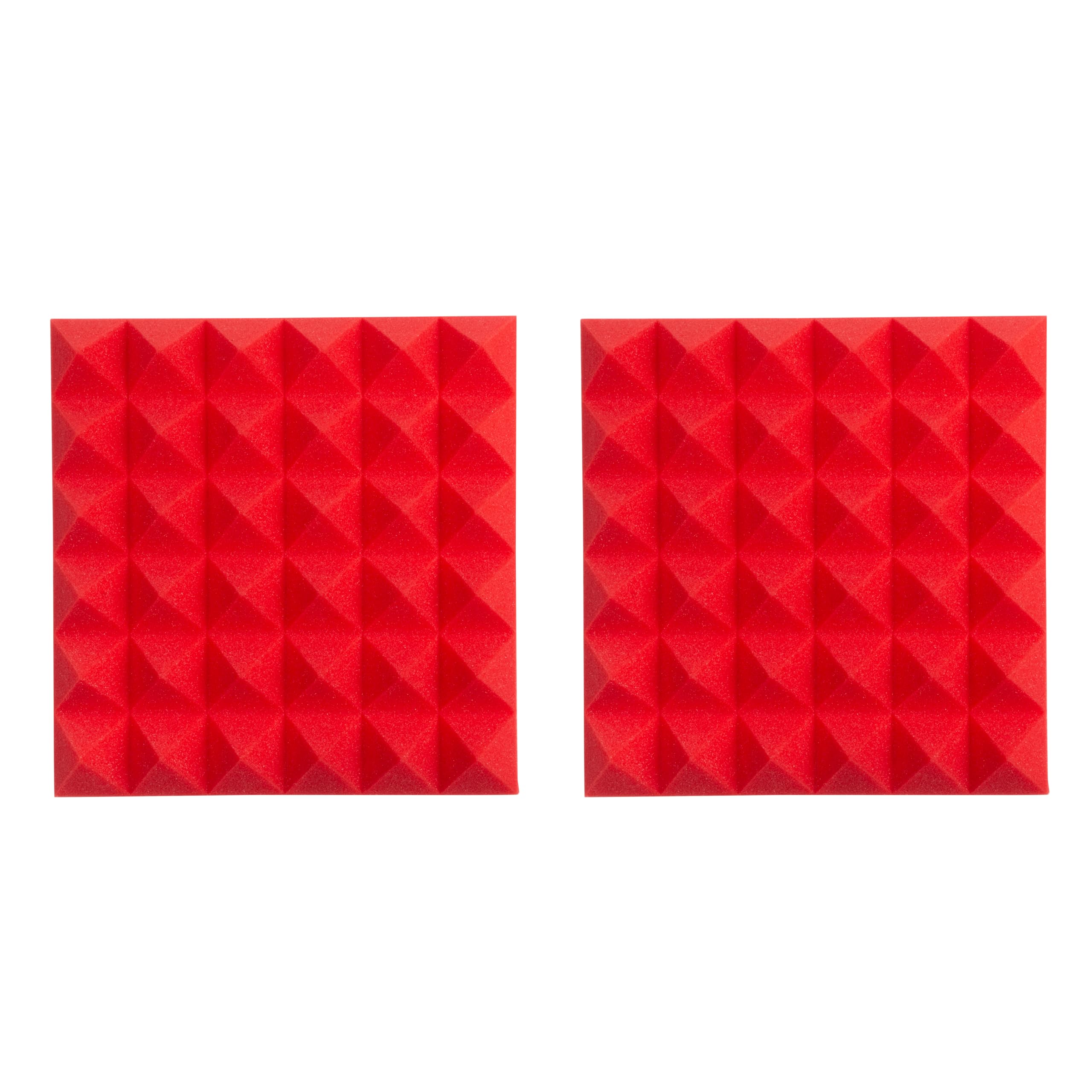 Gator Frameworks Akustikpanel 12x12 Pyramide Rot 2er