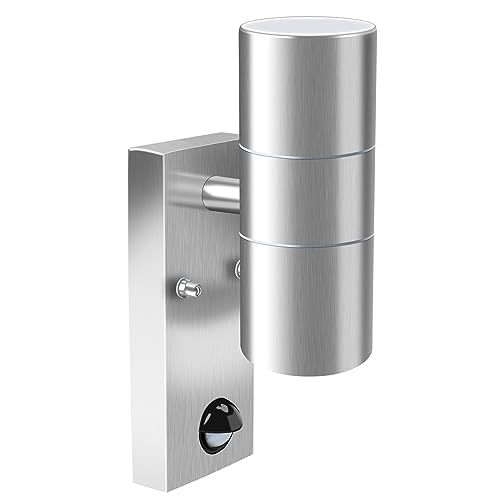 Alusso Security Light 8W Außenleuchte Silber mit Sensor