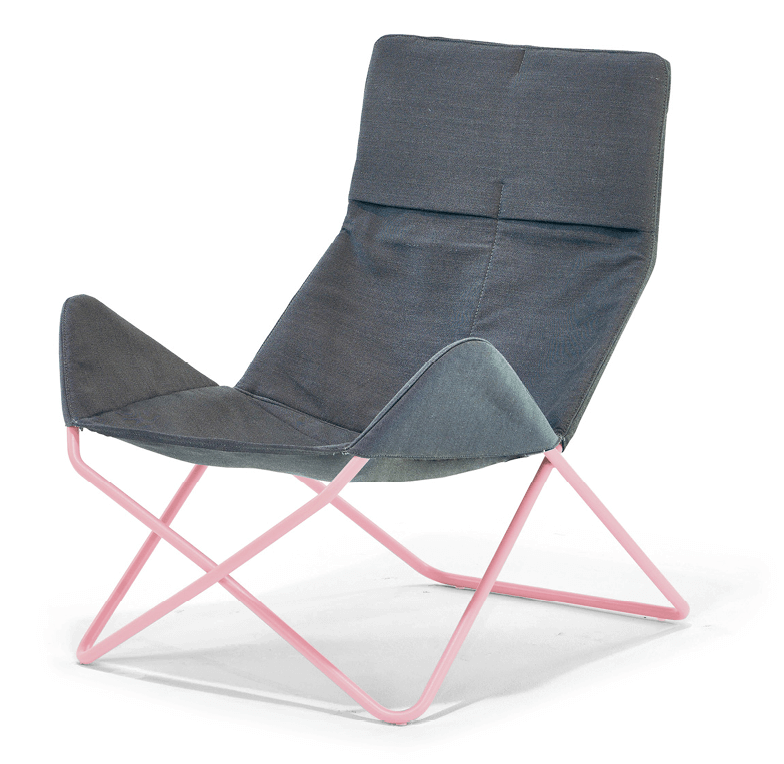 Richard Lampert In-Out Sessel Bezug abnehmbar Hanf