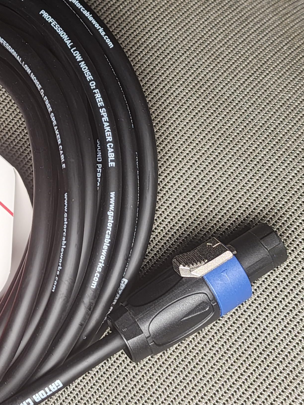 Gator Composer GCWC-SPK-100-1TL Audiokabel 30m Twist Lock