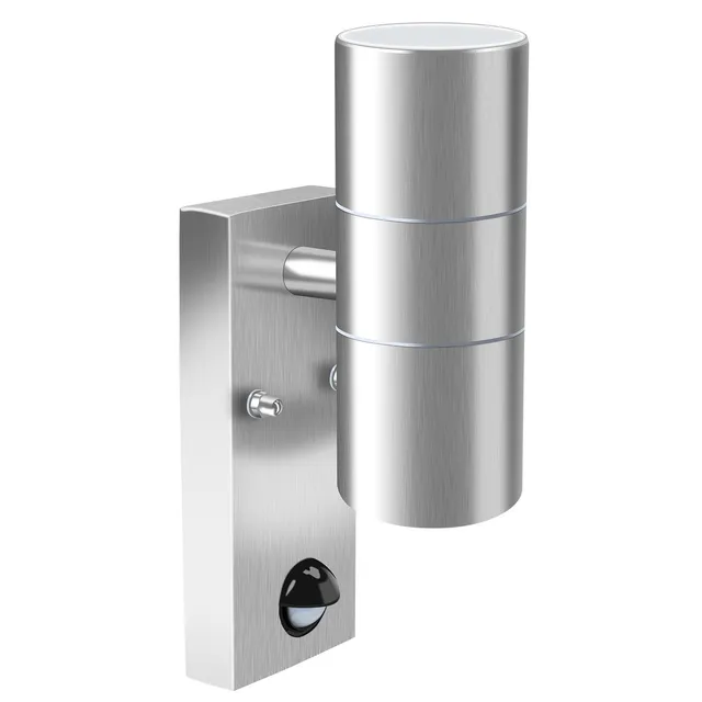 Alusso Security Light 8W Außenleuchte Silber mit Sensor