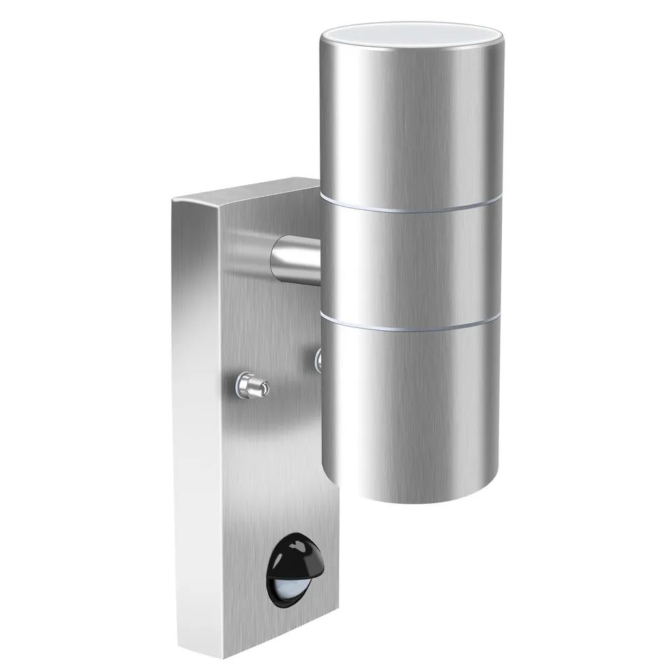 Alusso Security Light 8W Außenleuchte Silber mit Sensor