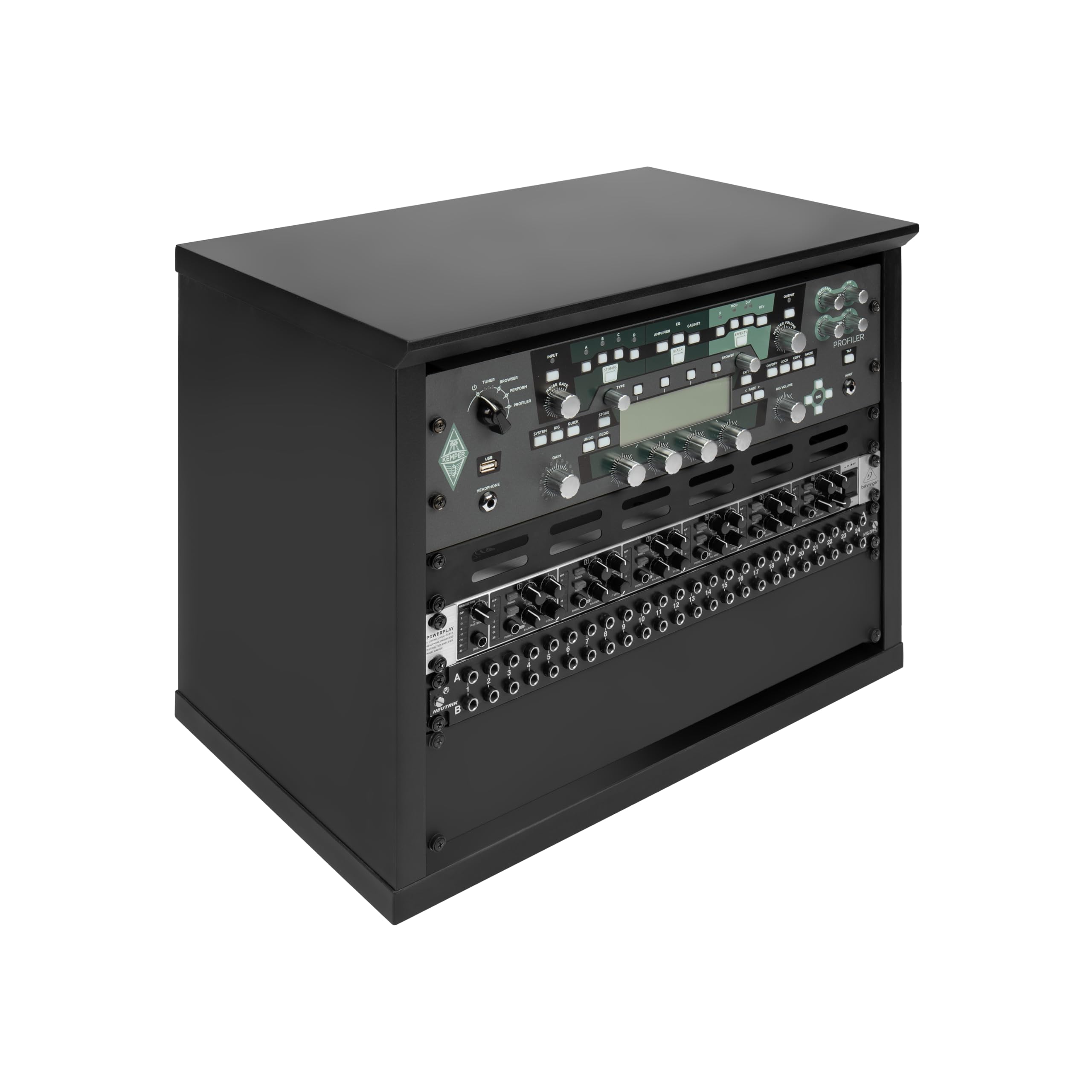 Gator GFW-ELITERK-8U-BLK Studio Rack 8U schwarz Holz
