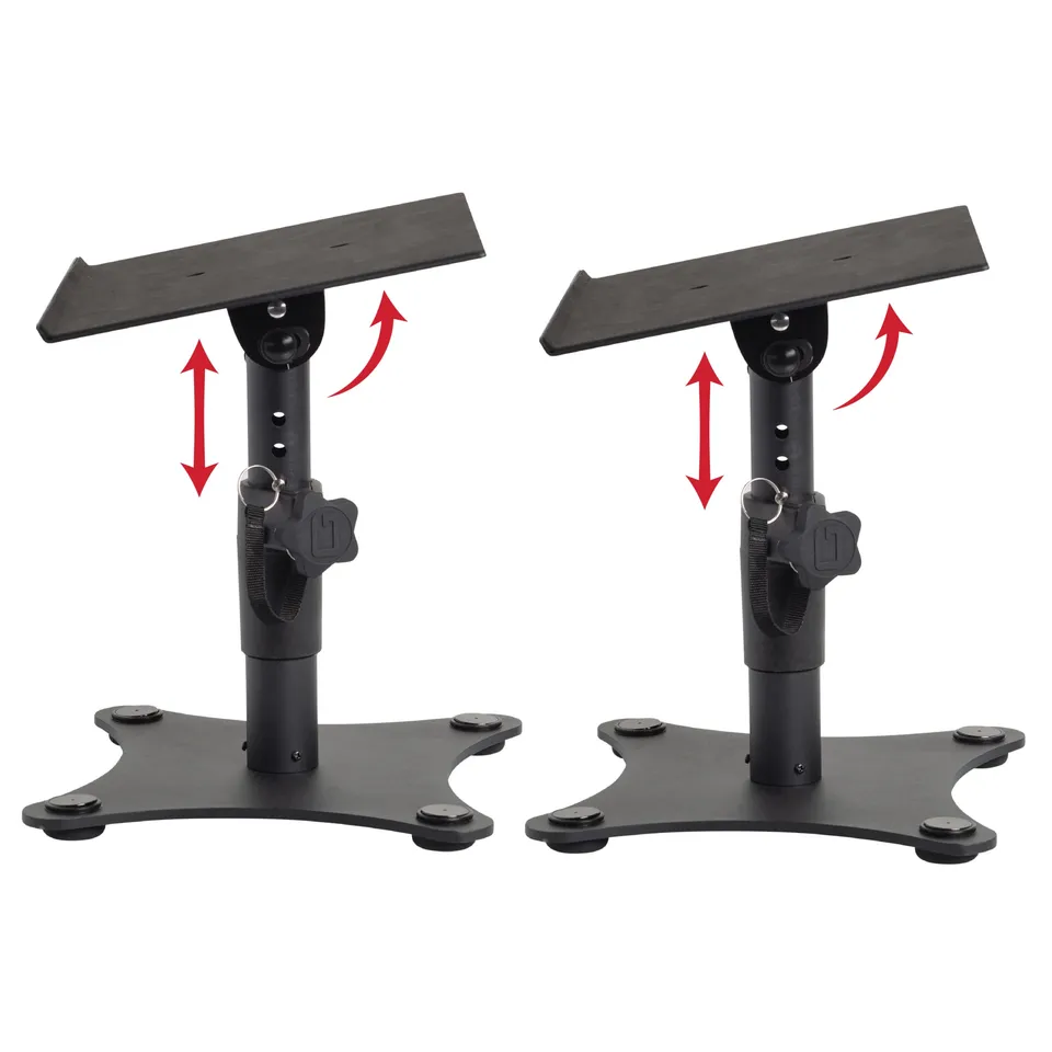 Gator Speakers GFWSPKSTMNDSK Monitorständer 2er-Set neigbar