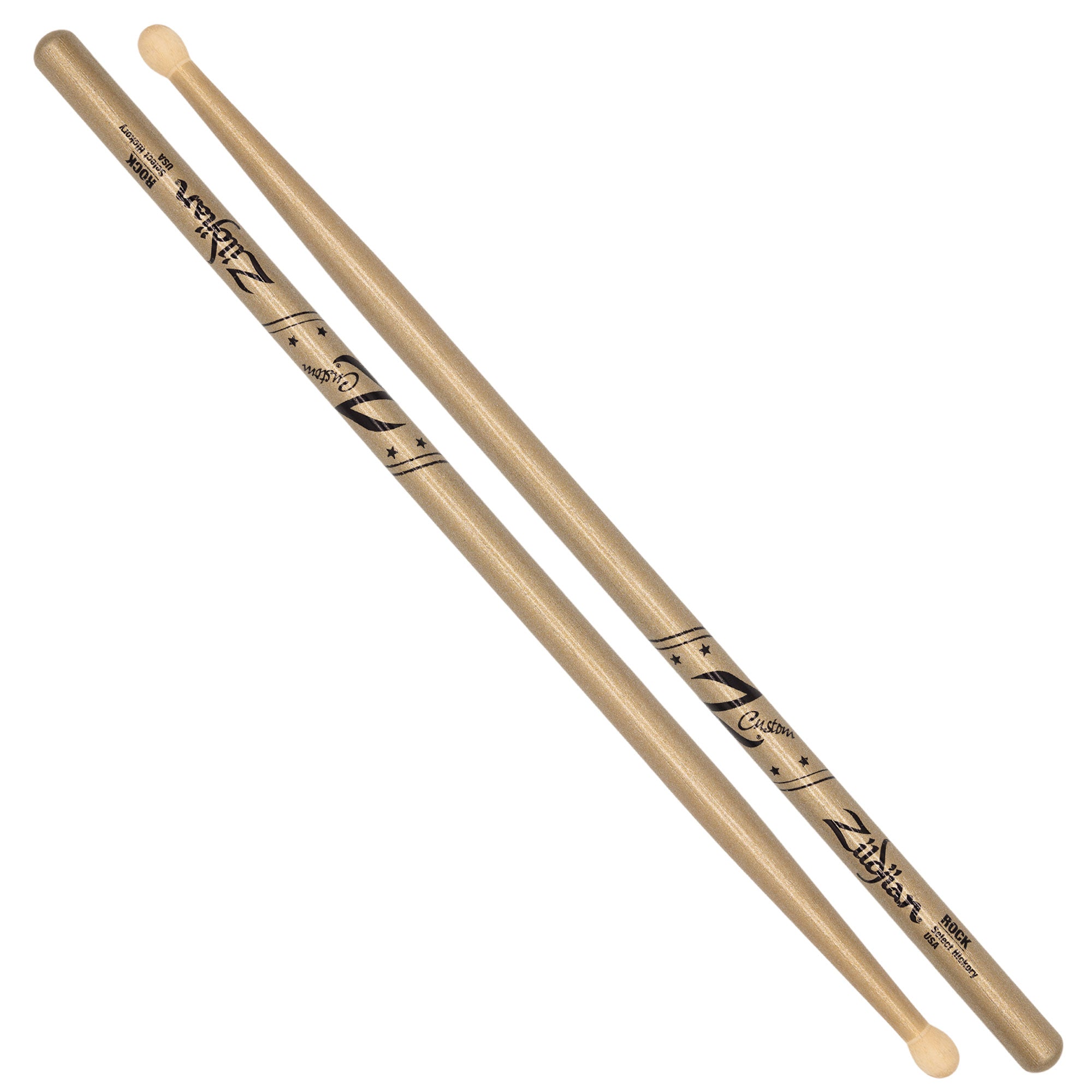 Zildjian Z Custom LE Rock Drumsticks Holzspitze Gold