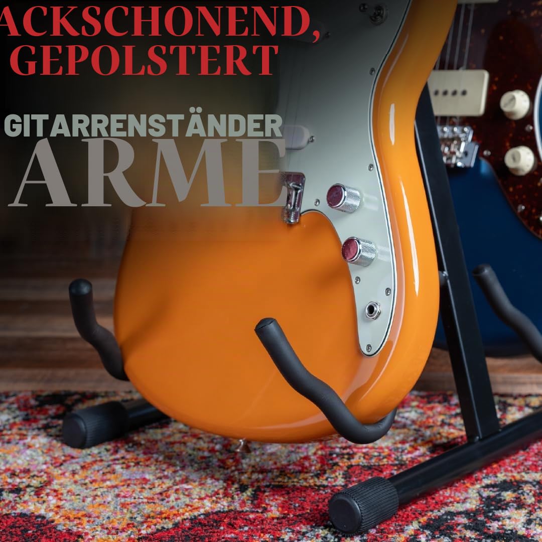 Gator Rok-It RI-GTRAU2X Doppel-Gitarrenständer Stahl klappbar