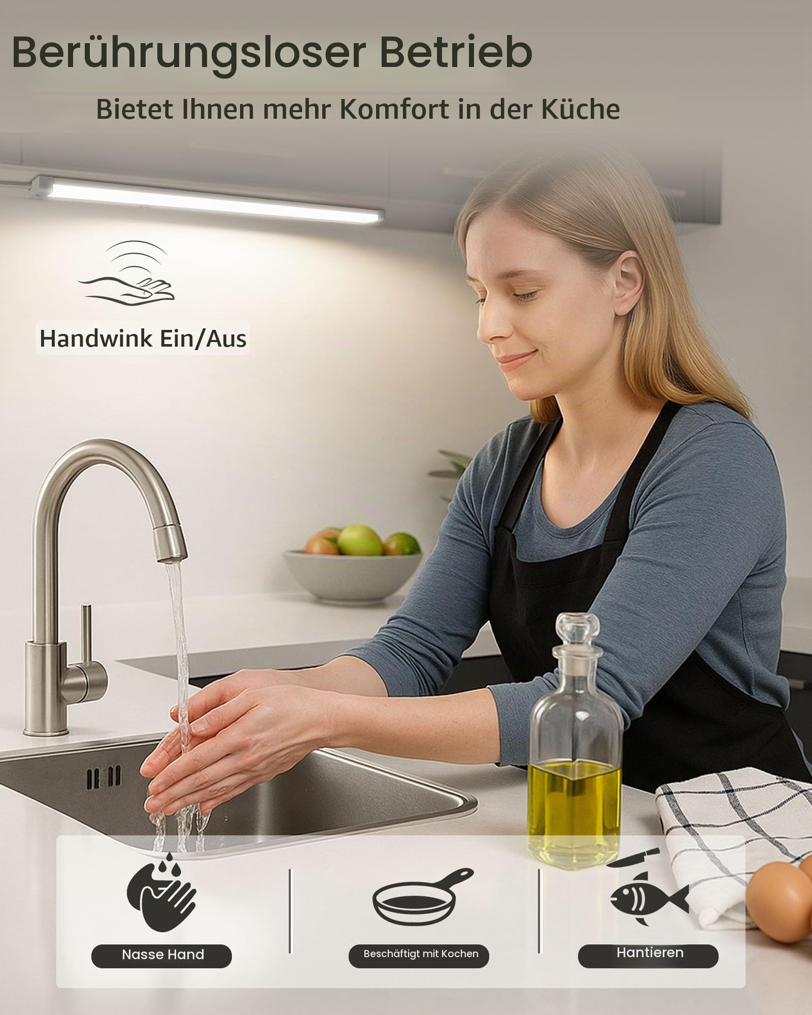 Alusso Cabinet Light Unterbauleuchte 40cm 2er Set dimmbar