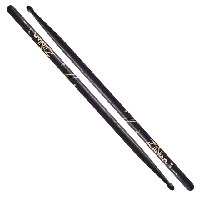 Zildjian 7A Nylon Black Drumsticks Hickory schwarz