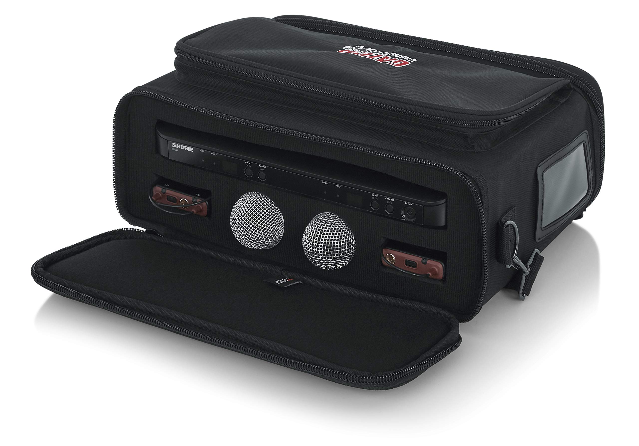 Gator GM-DUALW Mikrofontasche für Shure BLX System
