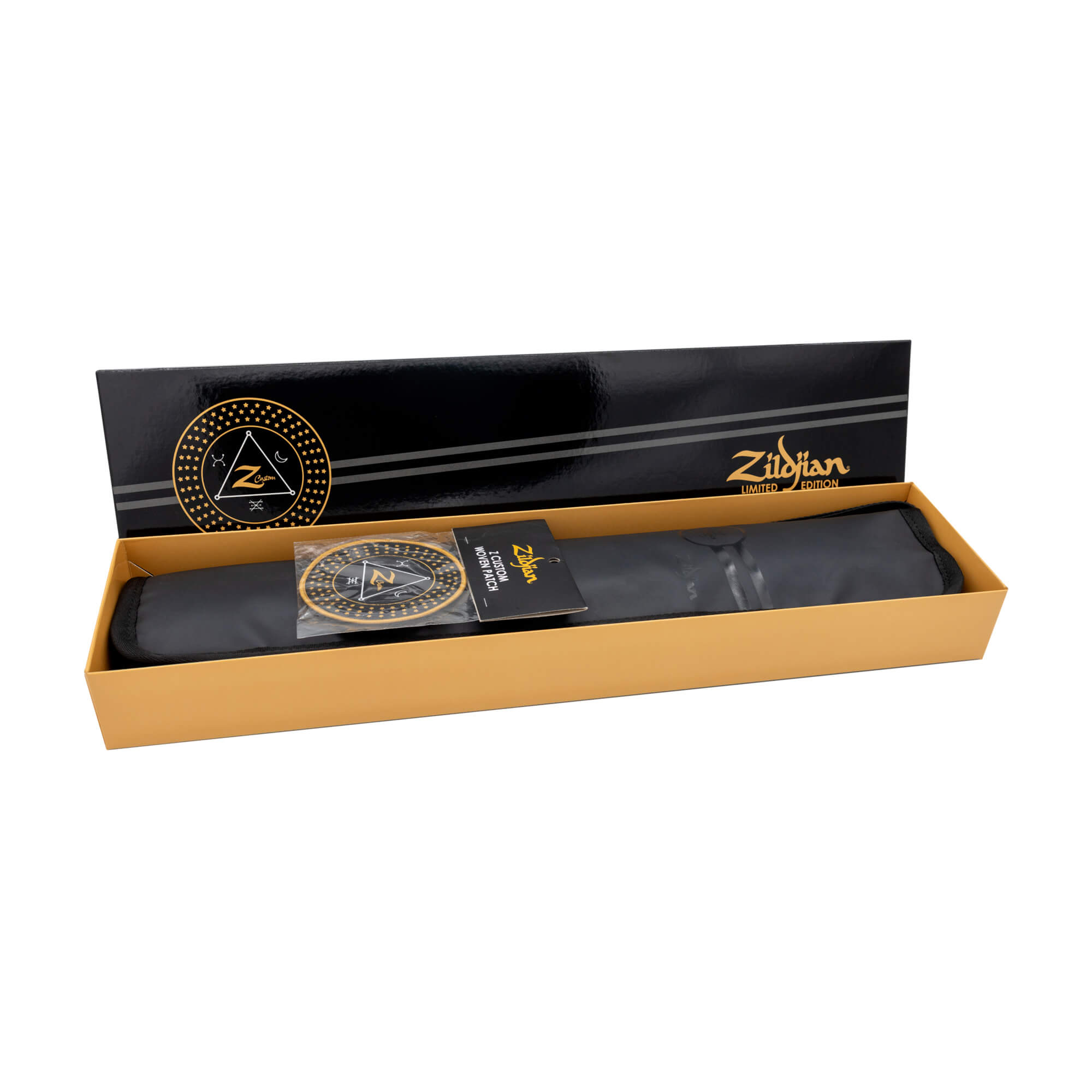 Zildjian Z Custom 5A Drumsticks Limited Bundle Schwarz Gold