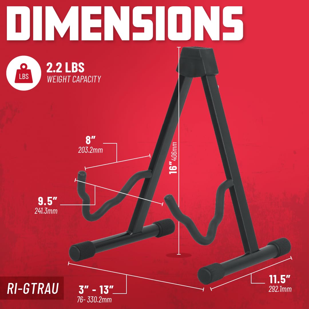 Gator RI-GTRAU Gitarrenständer A-Frame klappbar Stahl