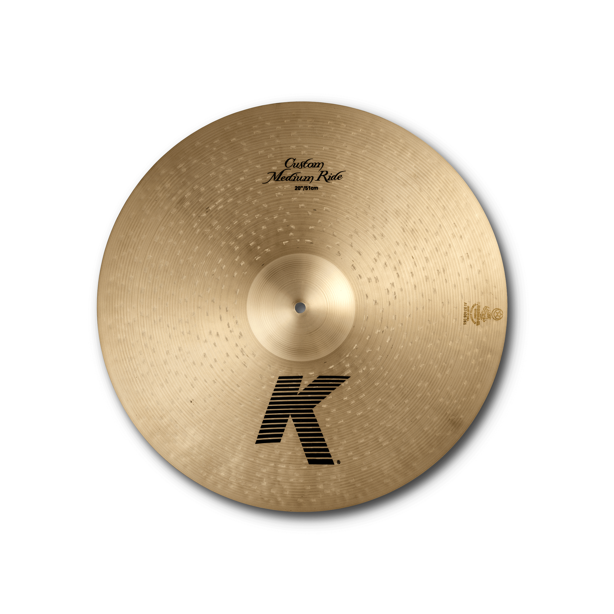 Zildjian K Custom 20 Zoll Medium Ride Becken fokussiert
