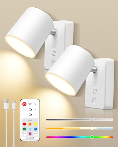 Alusso UB01 Wandleuchte Akku LED Außenleuchte weiß