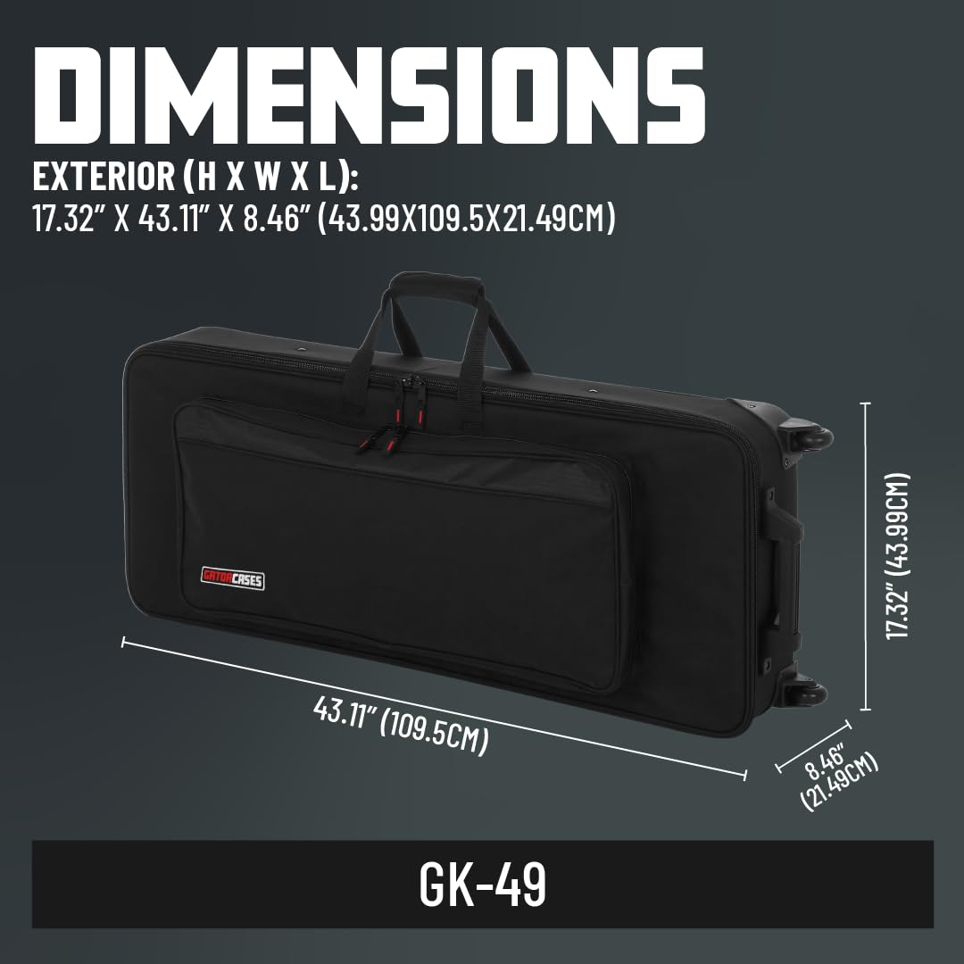 Gator Keyboards GK-49 Keyboard Case 49 Tasten
