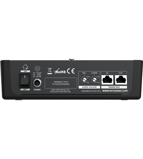 INTUSONIC INTUGRID HPA41 Sprechstelle 4 Zonen mit Gong