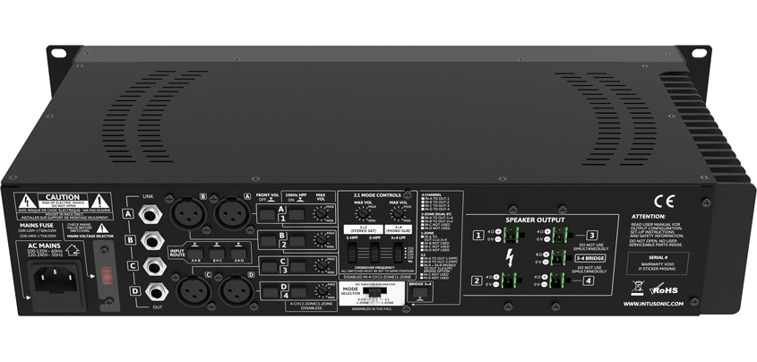 INTUSONIC INTUFORCE 4SDL160 System Endstufe 4-Kanal