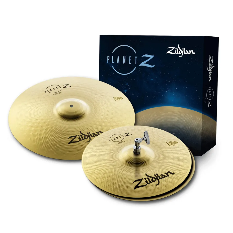 Zildjian Planet Z Fundamentals Becken Set 14+18 mit Sticks