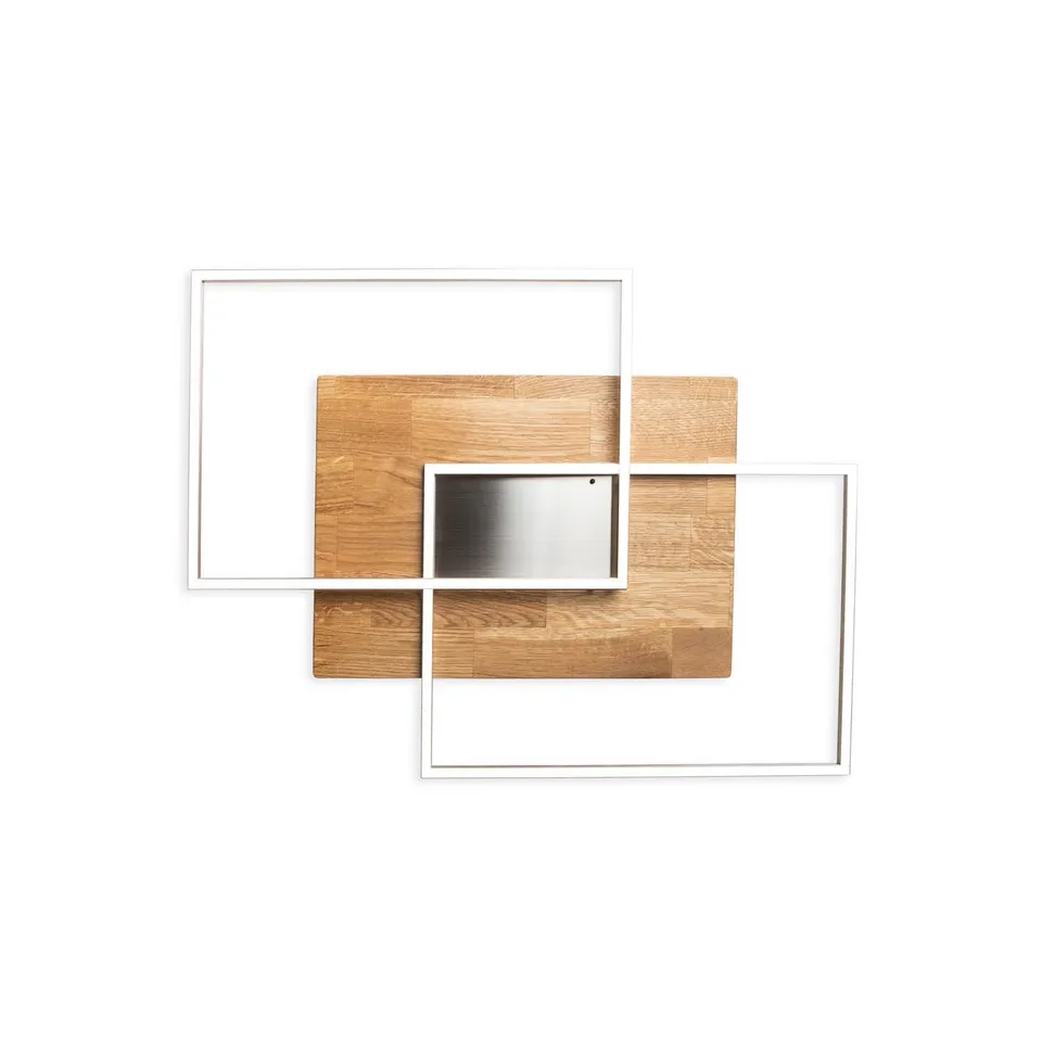 Elobra Living Panama S Deckenleuchte Eiche dimmbar 1700lm