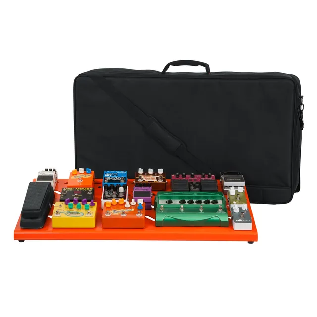 Gator Pedalboard Extra Large Alu Orange 81,3 cm mit Tasche